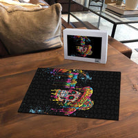 Dripping Sombrero Sugar Skull Puzzle Día de los Muertos - Wonder Print Shop