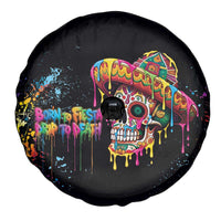 Dripping Sombrero Sugar Skull Spare Tire Cover Día de los Muertos - Wonder Print Shop