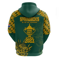South Africa Rugby Hoodie Springboks Proud The Champions - Wonder Print Shop