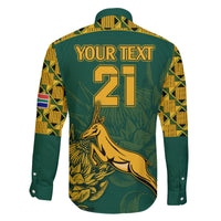 Custom South Africa Rugby Family Matching Puletasi Dress and Hawaiian Shirt Springboks Proud The Champions - Wonder Print Shop