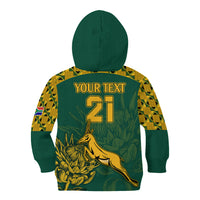 Custom South Africa Rugby Kid Hoodie Springboks Proud The Champions - Wonder Print Shop