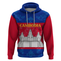Personalised Cambodia Hoodie With Simple Flag Style - Wonder Print Shop