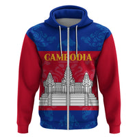 Personalised Cambodia Hoodie With Simple Flag Style - Wonder Print Shop