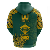 Custom South Africa Rugby Hoodie Springboks Proud The Champions No2 - Wonder Print Shop
