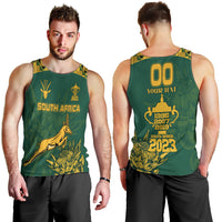 Custom South Africa Rugby Men Tank Top Springboks Proud The Champions No2 - Wonder Print Shop