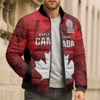 Custom Canada Cricket Spirit 2026 Bomber Puffer Jacket World T20 Edition - Wonder Print Shop
