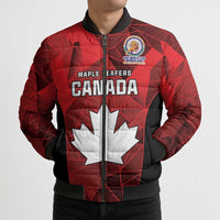Custom Canada Cricket Spirit 2026 Bomber Puffer Jacket World T20 Edition - Wonder Print Shop
