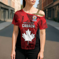 Custom Canada Cricket Spirit 2026 Cross Shoulder Shirt World T20 Edition - Wonder Print Shop