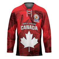Custom Canada Cricket Spirit 2026 Hockey Jersey World T20 Edition - Wonder Print Shop