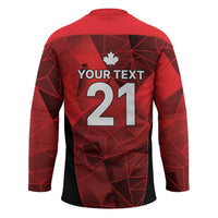 Custom Canada Cricket Spirit 2026 Hockey Jersey World T20 Edition - Wonder Print Shop