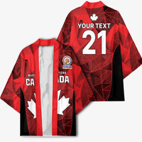Custom Canada Cricket Spirit 2026 Kimono World T20 Edition - Wonder Print Shop