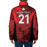 Custom Canada Cricket Spirit 2026 Padded Jacket World T20 Edition - Wonder Print Shop
