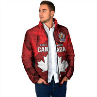 Custom Canada Cricket Spirit 2026 Padded Jacket World T20 Edition - Wonder Print Shop