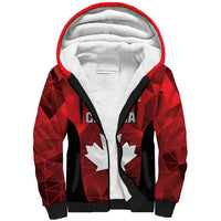 Custom Canada Cricket Spirit 2026 Sherpa Hoodie World T20 Edition - Wonder Print Shop