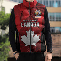 Custom Canada Cricket Spirit 2026 Sleeveless Puffer Jacket World T20 Edition - Wonder Print Shop