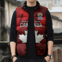 Custom Canada Cricket Spirit 2026 Sleeveless Puffer Jacket World T20 Edition - Wonder Print Shop