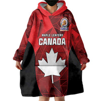 Custom Canada Cricket Spirit 2026 Wearable Blanket Hoodie World T20 Edition - Wonder Print Shop