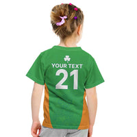 Custom Ireland Cricket Spirit 2026 Kid T Shirt World T20 Edition - Wonder Print Shop