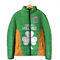 Custom Ireland Cricket Spirit 2026 Padded Jacket World T20 Edition - Wonder Print Shop