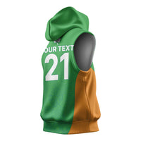 Custom Ireland Cricket Spirit 2026 Sleeveless Hoodie World T20 Edition - Wonder Print Shop