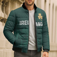 Custom Ireland World Cup Retro 2024 Bomber Puffer Jacket - Wonder Print Shop
