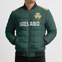 Custom Ireland World Cup Retro 2024 Bomber Puffer Jacket - Wonder Print Shop