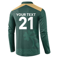 Custom Ireland World Cup Retro 2024 Button Sweatshirt - Wonder Print Shop