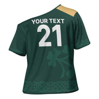 Custom Ireland World Cup Retro 2024 Cross Shoulder Shirt - Wonder Print Shop