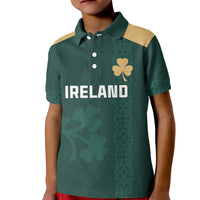 Custom Ireland World Cup Retro 2024 Kid Polo Shirt - Wonder Print Shop