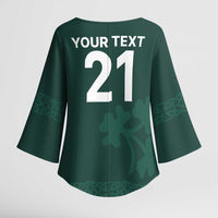 Custom Ireland World Cup Retro 2024 Kimono Sleeve Blouse - Wonder Print Shop