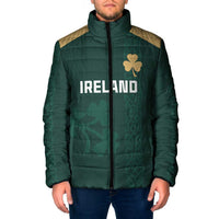 Custom Ireland World Cup Retro 2024 Padded Jacket - Wonder Print Shop