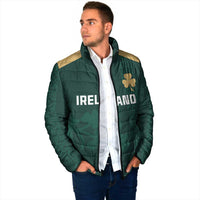 Custom Ireland World Cup Retro 2024 Padded Jacket - Wonder Print Shop