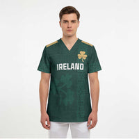 Custom Ireland World Cup Retro 2024 Scrub Top - Wonder Print Shop