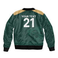 Custom Ireland World Cup Retro 2024 Sleeve Zip Bomber Jacket - Wonder Print Shop