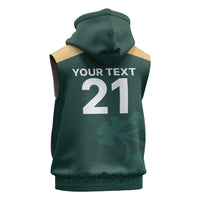 Custom Ireland World Cup Retro 2024 Sleeveless Zip Hoodie - Wonder Print Shop