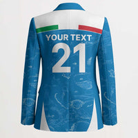Custom Italy Cricket Spirit 2026 Blazer World T20 Edition - Wonder Print Shop