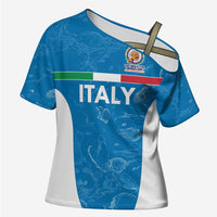 Custom Italy Cricket Spirit 2026 Cross Shoulder Shirt World T20 Edition - Wonder Print Shop