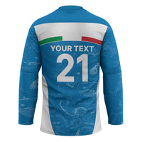 Custom Italy Cricket Spirit 2026 Hockey Jersey World T20 Edition - Wonder Print Shop