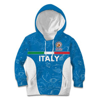 Custom Italy Cricket Spirit 2026 Kid Hoodie World T20 Edition - Wonder Print Shop
