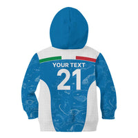 Custom Italy Cricket Spirit 2026 Kid Hoodie World T20 Edition - Wonder Print Shop