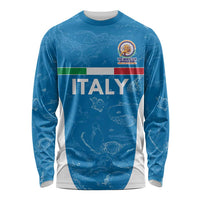 Custom Italy Cricket Spirit 2026 Long Sleeve Shirt World T20 Edition - Wonder Print Shop