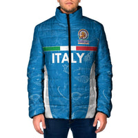 Custom Italy Cricket Spirit 2026 Padded Jacket World T20 Edition - Wonder Print Shop