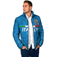 Custom Italy Cricket Spirit 2026 Padded Jacket World T20 Edition - Wonder Print Shop