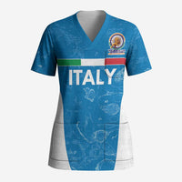 Custom Italy Cricket Spirit 2026 Scrub Top World T20 Edition - Wonder Print Shop