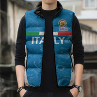 Custom Italy Cricket Spirit 2026 Sleeveless Puffer Jacket World T20 Edition - Wonder Print Shop