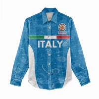 Custom Italy Cricket Spirit 2026 Women Casual Shirt World T20 Edition - Wonder Print Shop