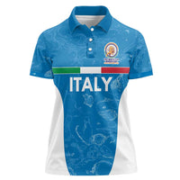 Custom Italy Cricket Spirit 2026 Women Polo Shirt World T20 Edition - Wonder Print Shop