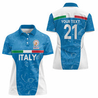 Custom Italy Cricket Spirit 2026 Women Polo Shirt World T20 Edition - Wonder Print Shop