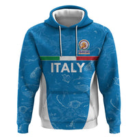 Custom Italy Cricket Spirit 2026 Zip Hoodie World T20 Edition - Wonder Print Shop
