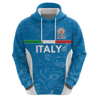 Custom Italy Cricket Spirit 2026 Zip Hoodie World T20 Edition - Wonder Print Shop